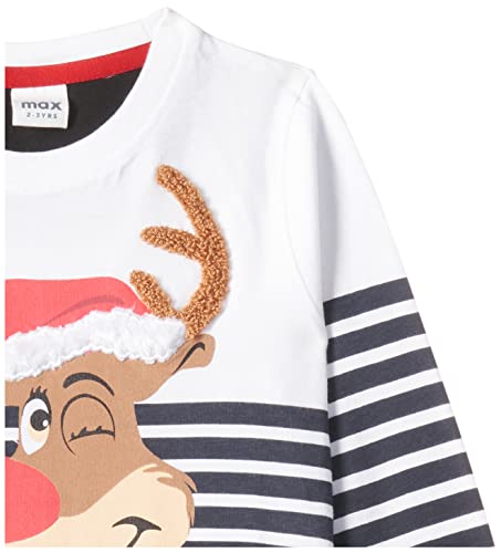 Image of Max Boys Cotton Regular Fit Graphic Printed Crew Neck T-Shirt