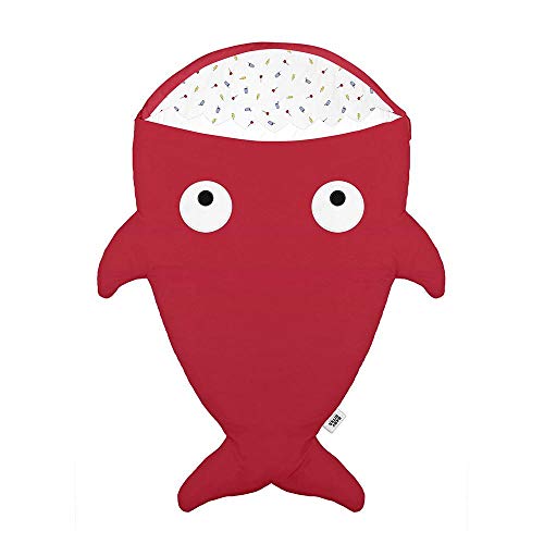 Baby Bites ORIGINAL - Saco de dormir ROJO, estampado RAYOS - Modelo INVIERNO