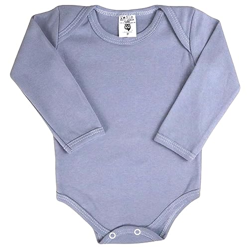 Body Liso Bebê Manga Longa Suedine Roupa De Bebê Inverno (Branco, P)