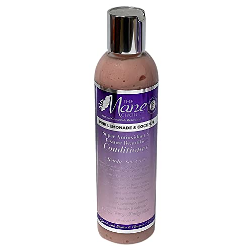 The Mane Choice – Pink Lemonade & Coconut –Super Antioxidant & Texture Beautifier - Shampoo, Conditioner, 5 – Minute Reviving Mask - Hair Product Bundle Set 3 Pcs #TOP2