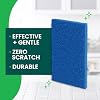 Scotch-Brite Zero Scratch Scouring Pad, Effective + Gentle Dish Scrubber for Household Cleaning, 3 Scrub Pads for Dishes, Nonstick Pots and Pans, Glass, Tubs, Showers, Reusable & Durable #2