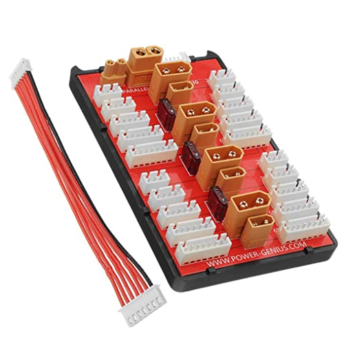 Ya en mundofriki.es: WANGCL 2 EN 1 XT60 XT30 Tarjeta de Carga paralela Expansión del Cargador de Equilibrio Compatible con baterías LiPo 2-6S para RC Models Piezas de Repuesto Herramientas de Bricolaje