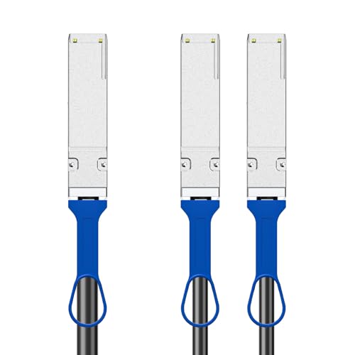 Image of 10Gtek IB 200GbE to 2x100GbE Splitter DAC, QSFP56 to 2xQSFP56 (4CHx50G to 2x2CHx50G), for Mellanox MCP7H50-H001, 1.5-Meter
