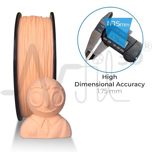 Image of NFIL3D 1KG Net Turbo Finish PLA+ Skin 3D Printer Filament | Filaments for 3D Printer| 1.75mm| Accuracy + /- 0.015mm | 1000g 3D Filament, 250g Spool, 350g Packaging Weight (Total Weight 1.6KG)