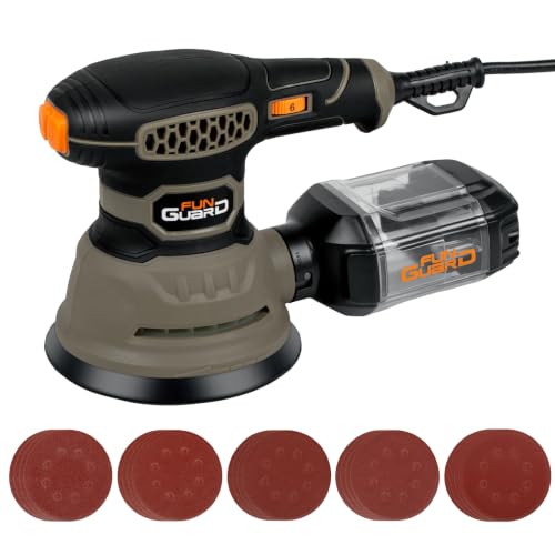Funguard Lijadora Orbital 300 W, 6 Velocidades, 20 Lijas