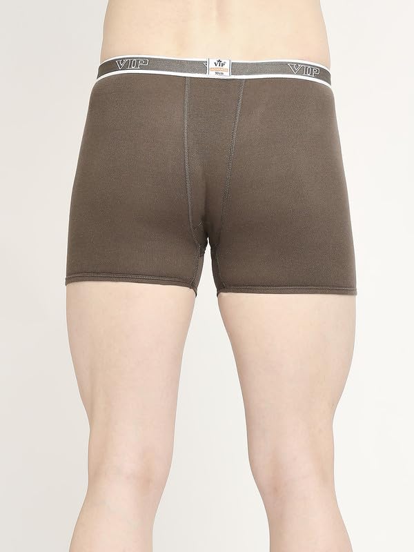 Image of VIP Advanta 100% Ribbed Cotton Fabric Trunk Combo Set for Mens with Covered Elastic Waistband