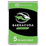 [page_title]-Seagate BarraCuda 5 TB HDD Festplatte intern (6,35 cm (2,5 Zoll), 15 mm dünn, 5400 U/Min, 128 MB Cache, SATA 6 Gb/s, silber) Modellnr.: ST5000LM000