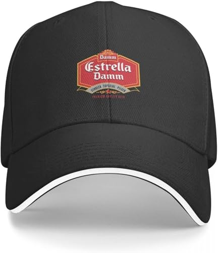 Gorra de béisbol Hip Hop Sombrero para el Sol Más vendidos Estrella Damm Estilos Gorra de diseño Gorra de béisbol Sombrero para niños Sombrero de Gorra Sombrero de Hombre de Mujer