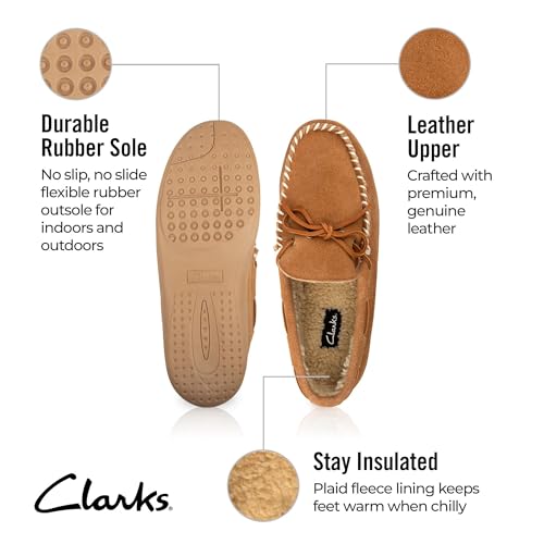 CLARKS Men's Moccasin Slipper2