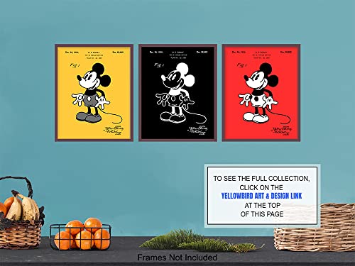 Patent Print - Mouse Home Decor - Original 8X10 Unframed Vintage Wall Art - Unique Gift For World Fans - Decoration, Poster, Wall Decor For Boy, Girl Or Kids Room #TOP6