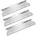 Denmay 44 cm de Acero Inoxidable Protector térmico Barbacoa Piezas de Repuesto para Charmglow Nexgrill Kirkland Flame y Otros Modelos de Parrilla de Gas 92341 Cubierta de Llamas, Paquete de 3