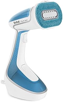 Tefal Pure Tex Handheld Clothes Steamer, 1700 W, 200ML, Blue & White, DT9530