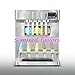 Kolice Commercial Desktop 5 Flavors Soft Serve Ice Cream Machine, Gelato Ice Cream Maker-ETL, 5 Different Discharge Nozzles, Upper Tanks Refrigerated, Transparent Dispenser Set
