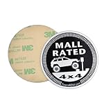 Mall Rated Badges for Jeep (Set of 2) - USA Made (Fits Grand Cherokee ZJ/WJ)