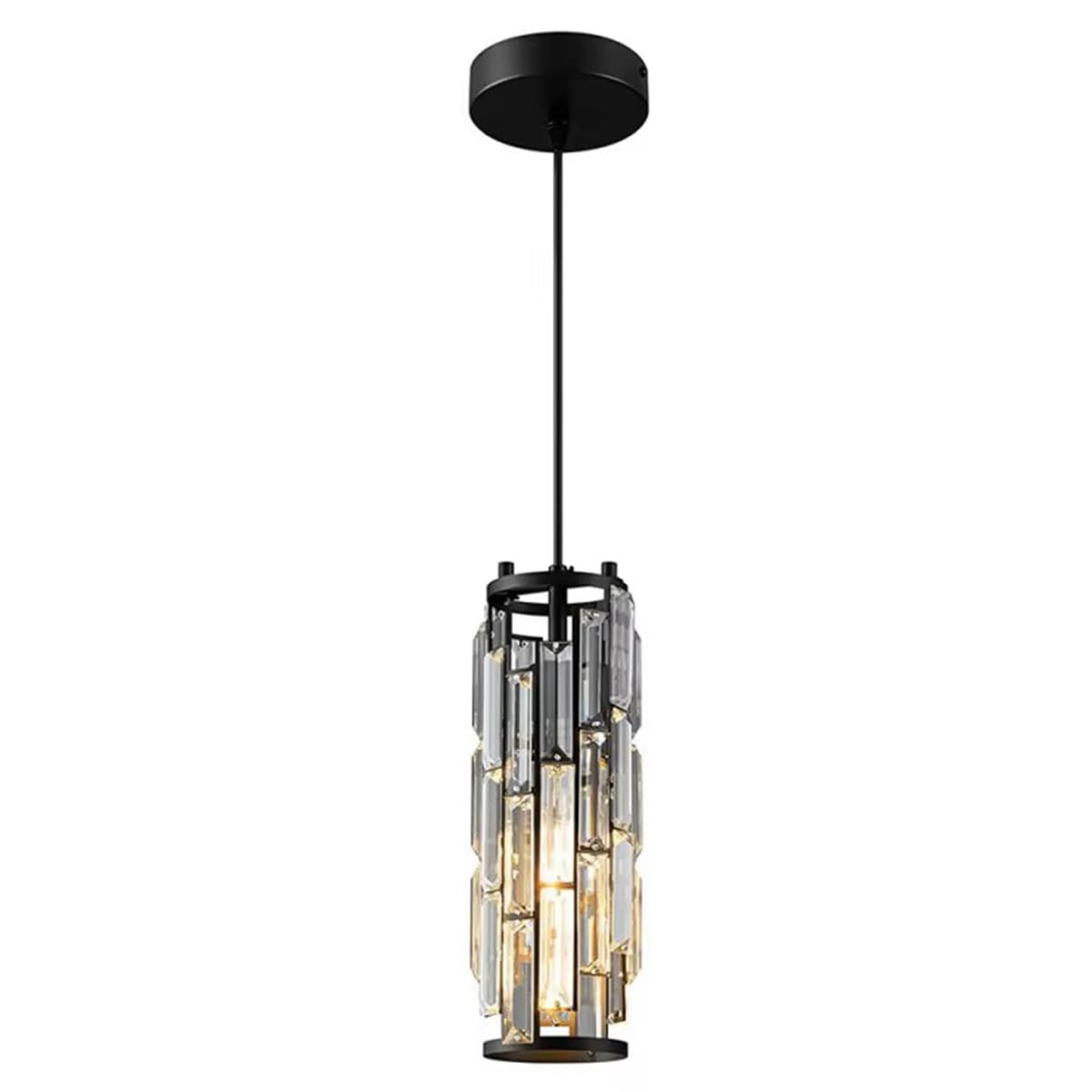 LYMSXAZOU Modern nt Lamp Adjustable Height E27 Light Fixture with Openwork s e Ideal for Bedroom Dining Room Stairwell FoyerBlack 1