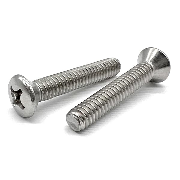 (2000 Pieces) #8-32x1-3/4" 18-8 Stainless Steel Phillips Oval Head Machine Screws