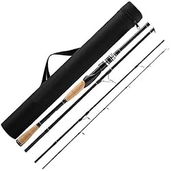 C- Caña de Pescar 2.1M 2.4M 2.7M 3.0M 4 Sección M Potencia Fibra de Carbono Spinning/Casting Caña de Viaje 10-30g Aparejos de Pesca para Viajes Pesca de Agua Dulce,A,2.7M