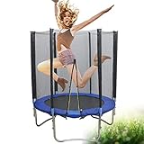 La cama elástica Netto ofrece la mejor protección contra lesiones, especialmente para los niños, para evitar accidentes, la capacidad de carga máxima es de hasta 100 kg