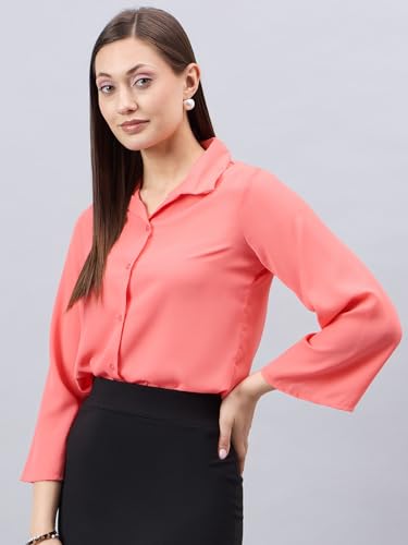Image of Style Quotient Women Solid Regular Fit Shirt