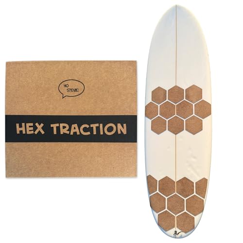Ho Stevie! Hex Surfboard Traction Pads - Waxless Grip, Soft