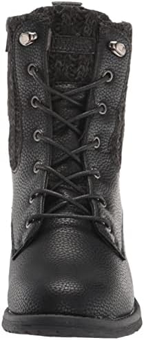 MUK LUKS LUKEES Women's Hiker Everest Boots Fashion, Black, 6.5 | Image 1