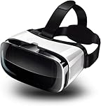 VR Headset for Phone, Compatible with iPhone Samsung and Android 3D Virtual Reality for Kids and Adults VR Glasses for Smartphone /4.5-6.3in Eyes Protected Anti-Blue HD Lenses
