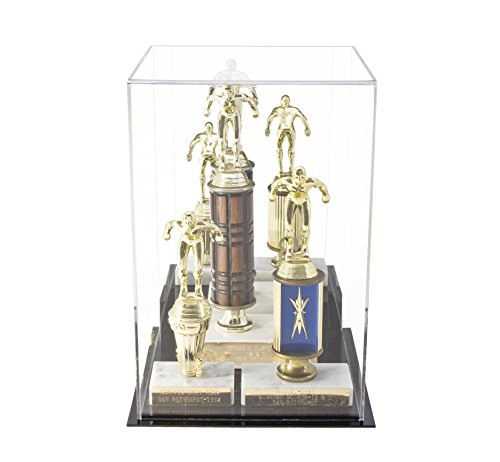 Better Display Cases Versatile Acrylic Mirrored Display Case, Cube, Dust Cover Or Riser With Black Base 8" X 8" X 12" (A060-Mds) #TOP2