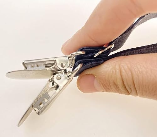 Yjemle Lot de 4 pinces à jarretelles élastiques droites noires pour bas de chaussette, porte-jarretelles, porte-jarretelles et porte-jarretelles pour femme, Noir , taille unique – vue 3
