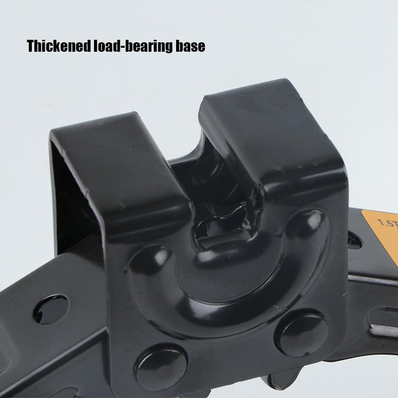 2 Ton Scissor Car Jack Kit for Emergency Flat Tire Change - Portable with Wrench & Gloves