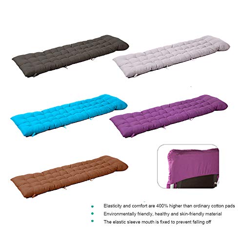 Tapis de coussin de chaise pour jardin bleu 165cm - 5