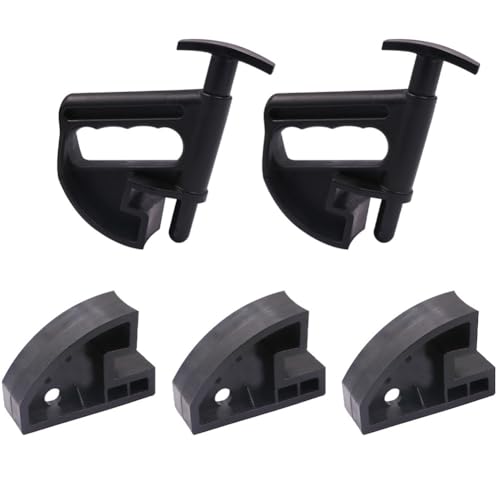 FACAIIO Aluminium-Satteltaschen-Verriegelungshebel, Deckelheber für Harley Davidson Touring Road Glide 2014–21, schwarz eloxiertes Billet-Metall, 12 x 20 x 4 cm, Seitenhalterung