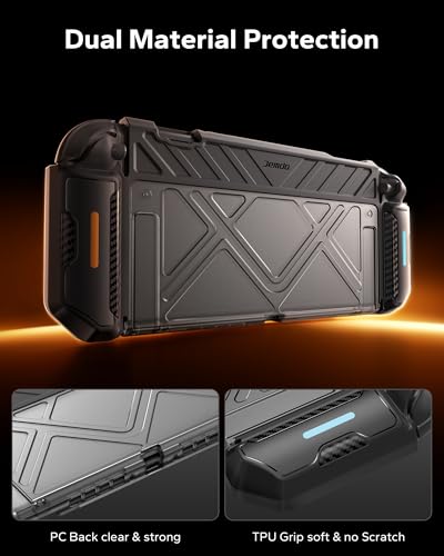 Funda Nintendo Switch 2 con agarre ergonómico JEMDO ideal para viajes largos 7
