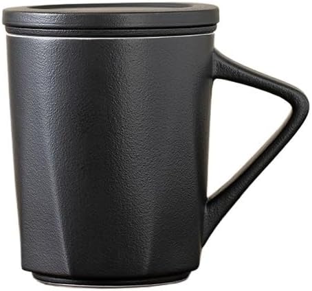 GSOUL Kungfu Tea cup Creamy Yellow Tea Mug Ceramic Simple Home Office Filtered With Lid Small Tea Cups