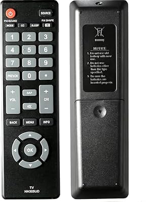NH305UD Universal Remote Control fit for All Emerson LCD HDTV Smart TV