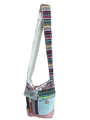 Image of SUVASANA Large Sling Shoulder Bag for Men Women Casual Comfortable Everyday Purse Travel Women's Cross-body Bags