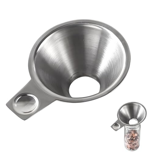 Spice Funnel Stainless Steel with Scoop for Kitchen