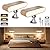 Electight Wireless Wall Sconces Set of 2 [with Remote], Rechargeable Wall Lights Battery Operated Wall Sconce, 3 Color Temps Dimmable & 360° Rotatable, Magnetic Wall Mount Light for Bedroom, Picture