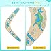 Inborntrait Boomerang for Kids, Australia Style Handmade Wooden Authentic Boomerang, V-Shaped Returning Boomerangs for Ages Above 10 Years Old Kids and Adult- Blue
