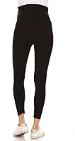 Vista 3 de Leggings Depot, Leggings de maternidad para mujer sobre el vientre, casuales, para yoga, ajustadas, para embarazo