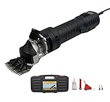  Schermaschine FüR Schafe 690W Elektrisch Clippers Zum Ziegen, Alpakas, Lamas, Dick Mantel, Bauernhof Vieh Zum Haar Pelz Putzen,Black,EU