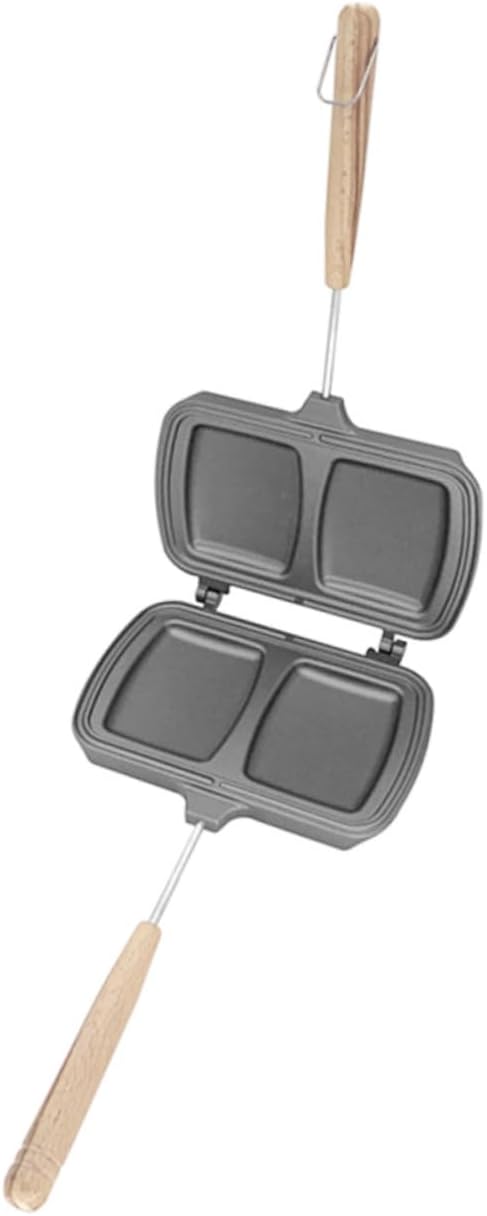 Sandwich Frying Pan Double-sided Non-stick Stovetop Press Sandwich Maker Home Cookware