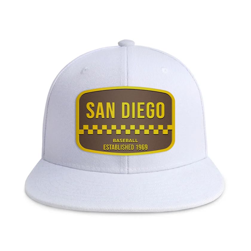 Gorra Snapback Flatbill para Hombre y Mujer Blanca miniatura 2