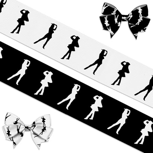 Threetols 2 Rolls 10 Yards Drill Dancer Grosgrain Ribbons,