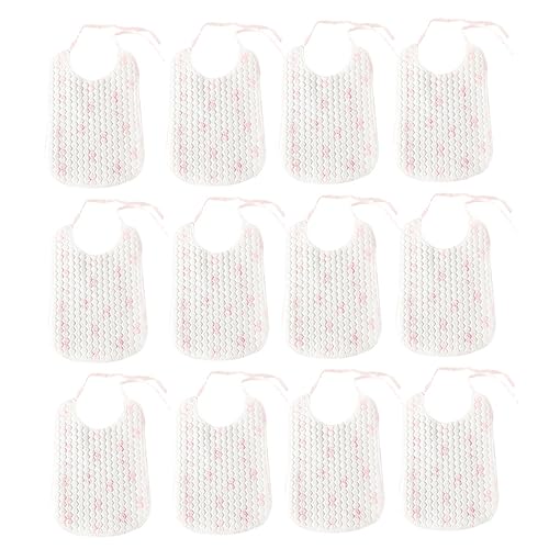 BESPORTBLE 32Pcs Disposable Bibs for Feeding Lightweight Eating Bibs Soft and Safe for Skin for Home and Travel
