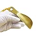 YAMMY Schuhanzieher Metall Kupfer Schuhanzieher Kurzer Griff Schuhhelfer Für Erwachsene Kinder Ältere 14cm Lange Schuhanzieher (Color : Gold, Size : 1(Schuh)
