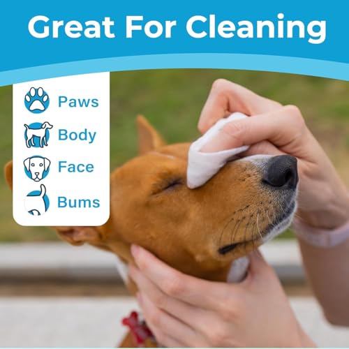 PrimePets Dog Wipes 6×100ct, Pet Wipes for Dogs and Cats, 15cm x 20cm, for Eyes, Ears, Paws, Face, Butt - Image 6
