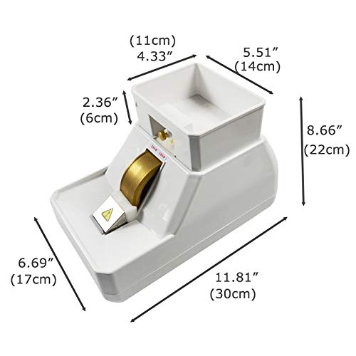 LGXEnzhuo Optical Hand Edger Manual Lens Grinder Machine with #280 and #180 Lens Grinding Wheel Optical Hand Stone 110V