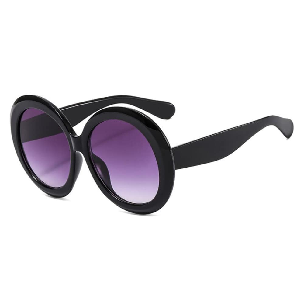 Oversized Round Sunglasses Women Men Big Frame Sun Glasses