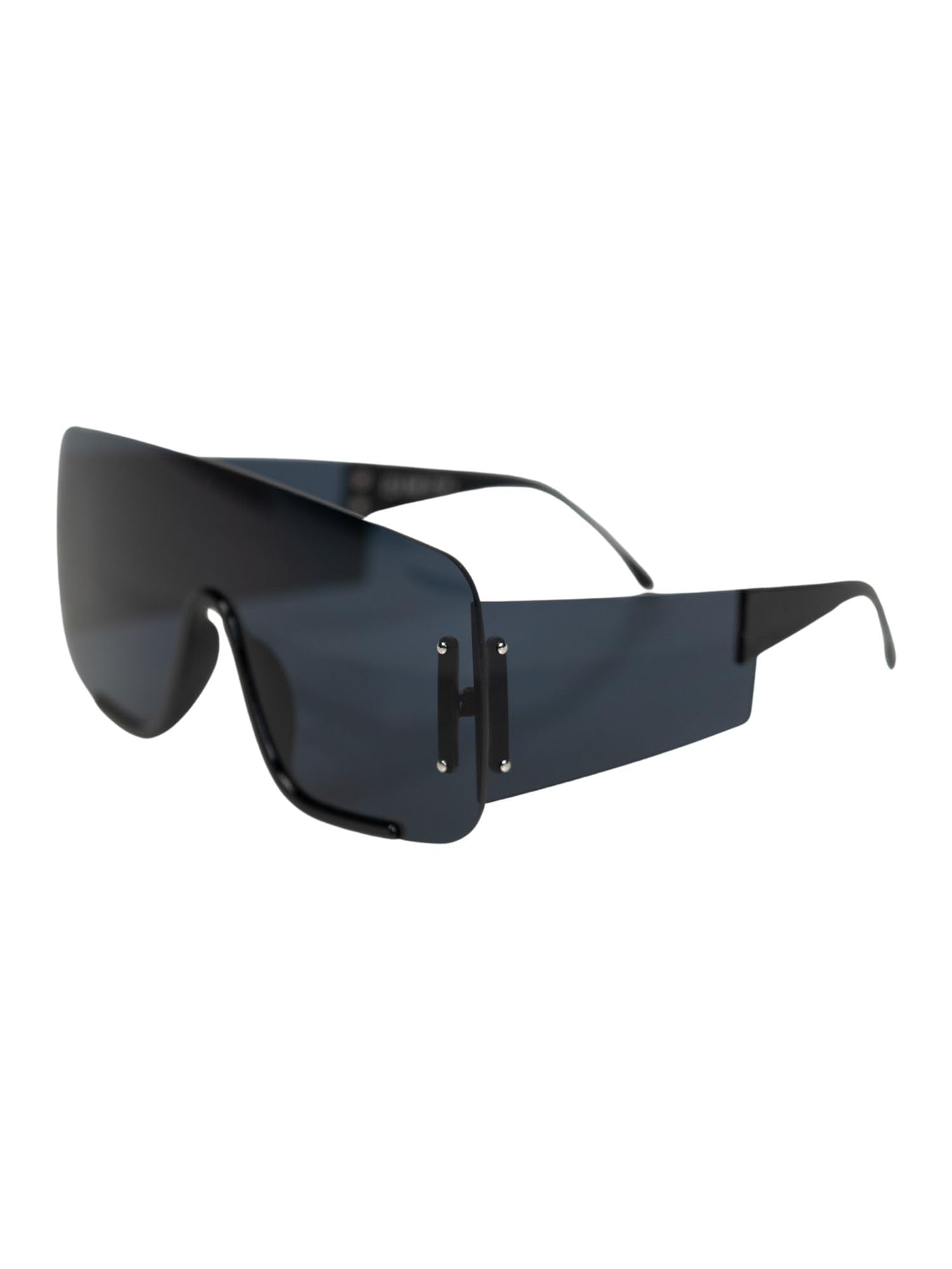 DIMEH | Rimless Single Glass Cut Lens | Branded Latest and Stylish Sunglasses | Polarized and 100% UV Protected With UV400 | Men & Women | Large | Pack of 1