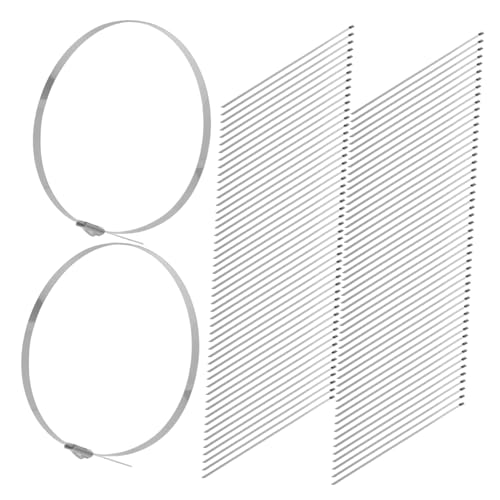 SOIMISS Edelstahl Kabelbinder, 200 Stück